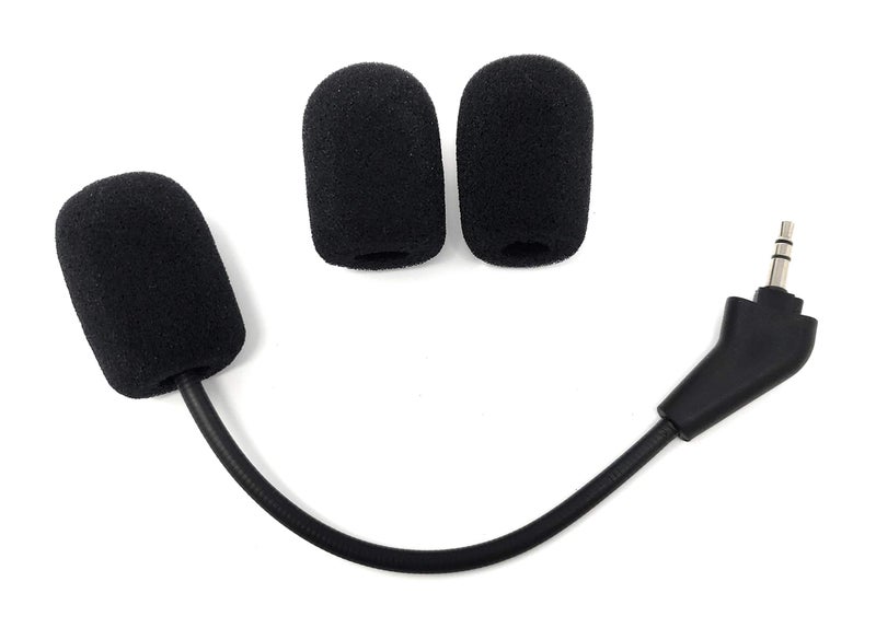 TNE - Corsair Replacement Game Mic 3.5mm Microphone Boom for Corsair HS50 Pro, HS60, HS70 SE Gaming Headsets | Extra Foam Cover Pop Filters - Image 1